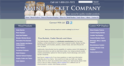 Desktop Screenshot of mainebucket.com